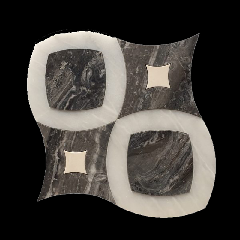 Fish Duo Board (White & Grey Marble)
