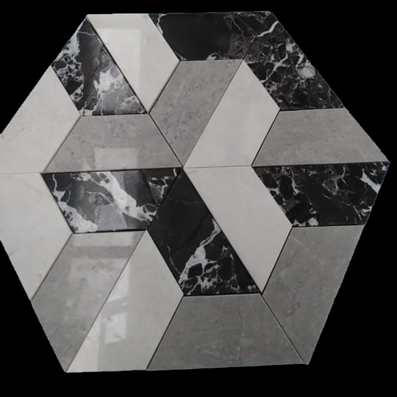 Blade Cut Board (White Marble)