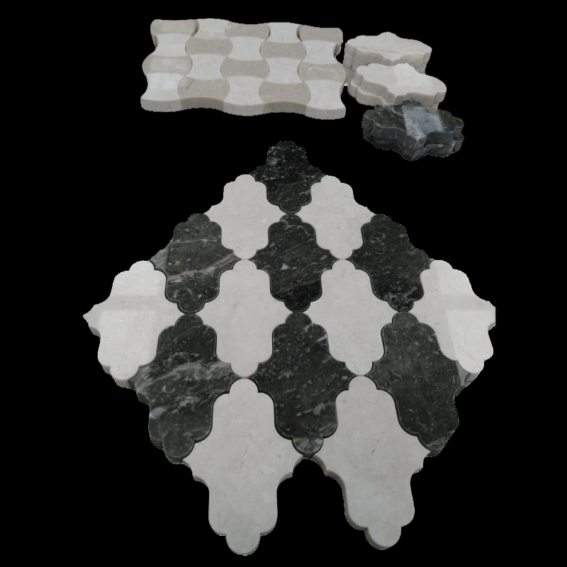 Round Plate (Grey Marble)