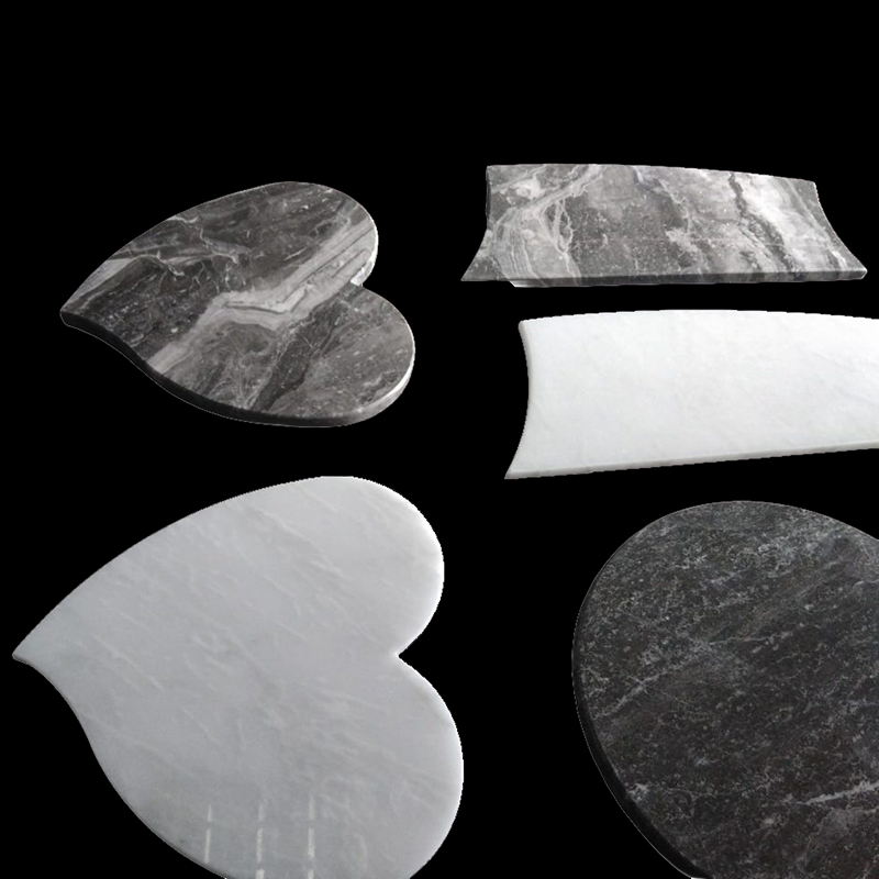 Octagon Plate (White Marble)